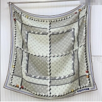 Spot Bulk Louis Vuitton Cashmere & Silk Scarf 140x140 LV110608 Grey 2025