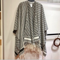 Grade Quality Dior Oblique Cashmere Reversible Cape D110718 2025