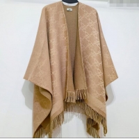 Fashion Discount Fendi Wool & Cashmere Cape F110719 Brown 2025