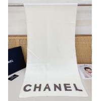 Best Price Chanel Cashmere Scarf 180x45cm CH110706 White 2025