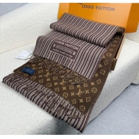 Cheap Classic Louis Vuitton My Neverfull Wool Blend Long Scarf 30x200cm LV111102 Brown 2025
