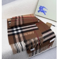 Best Price Burberry Cashmere Long Scarf 30x168cm BR111101 Brown 2025