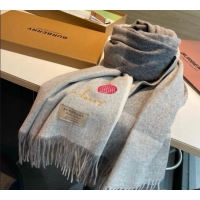 Spot Bulk Burberry Heart Cashmere Long Scarf 70x200cm BR111102 Grey 2025