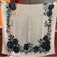 Famous Brand Chanel Cashmere Long Scarf 100x200cm CH111144 White 2025