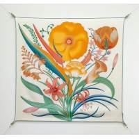 Spot Bulk Hermes Bouquets Final Silk Square Scarf 90x90cm 1175 White 2025