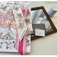 Traditional Discount Dior Silk Star Bandeau Scarf 6x100cm DR111185 Dark Pink 2025