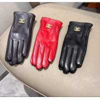 Unique Discount Chanel Lambskin Gloves CH111735 Chocolate Brown 2025
