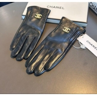 Spot Bulk Chanel Lambskin Gloves CH111737 Black 2025