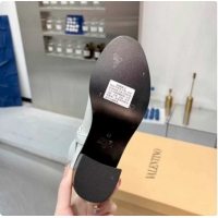 1:1 aaaaa Valentino VLogo Signature Strap Heel High Boots 7cm in Calfskin Leather White VLTN121502 1215049