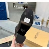 Low Price Valentino VLogo Signature Strap Heel Ankle Boots 7cm in Calfskin Leather Dark Brown VLTN121502 51215055