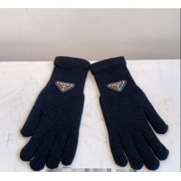 Grade Design Prada Knit Gloves 0111 Black 2024