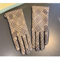 Good Looking Burberry TB Lambskin and Cashmere Gloves 0111 Beige 2024