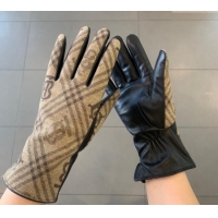 Good Looking Burberry TB Lambskin and Cashmere Gloves 0111 Beige 2024