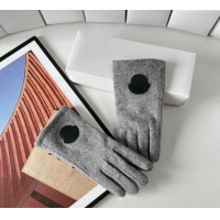 Good Product Moncler Fabric Gloves 1129 Grey 2024
