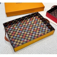 Luxury Discount Louis Vuitton LV Vers Damier Tray GI1280 Yellow 2025