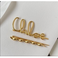 Buy Discount Chloe Logo Hair Clip Set C0618 2025