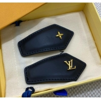 Well Crafted Louis Vuitton LV Backstage Hair Clip LV070339 Black 2025