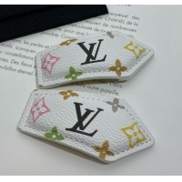Luxury Cheap Louis Vuitton LV Backstage Monogram Hair Clip LV070342 White 2025