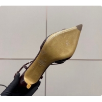 Big Discount Valentino VLogo Signature Slingbacks Pump 8.5cm in Calfskin Leather Dark Burgundy 1215087