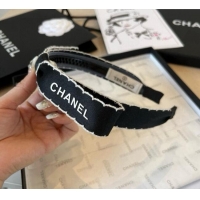 New Fashion Chanel Bow Headband C0723 Black 2025