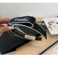 New Fashion Chanel Bow Headband C0723 Black 2025