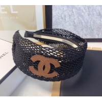 Famous Brand Chanel Mesh Headband 0723 Black 2025