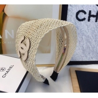 Good Taste Chanel Mesh Headband 0723 Beige 2025