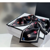 Promotional Chanel Multicolor Bow Hair Clip 0723 Black 2025