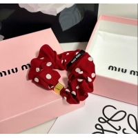 Best Price Miu Miu Dotted Hairring 0723 Red 2025