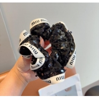 Classic Specials Miu Miu Sequins Hairring 0723 Black 2025