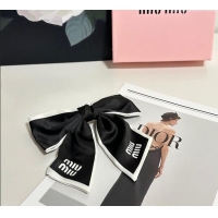 Luxury Discount Miu Miu Logo Headband 0723 Black 2025