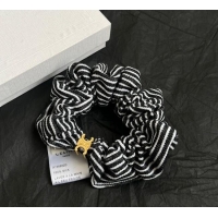 Famous Brand Celine Striped Hairring 0724 Black/White 2025