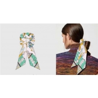 Trendy Design Hermes Tree Twilly Silk Bandeau and Hairring Set 0724 Green 2025