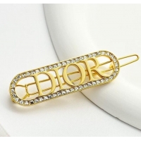 Big Discount Dior Hair Clip with Strass DR091102 Gold 2025