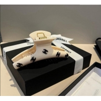Best Price Chanel Hair Clip with CC CH0911012 White 2025