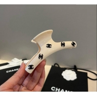 Best Price Chanel Hair Clip with CC CH0911012 White 2025