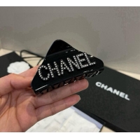 Luxury Cheap Chanel Hair Clip with Strass CH0911014 Black 2025