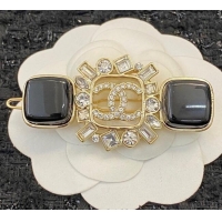 Best Price Chanel Hair Clip with Strass and Stone CH0911020 Black 2025
