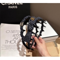 Luxury Discount Chanel Plaid Hair Clip CH0911057 2025