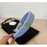 Shop Cheap Celine Striped Headband CE0911012 Blue 2025