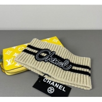 Top Quality Chanel Knit Headband CH0911039 Beige 2025