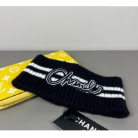 Luxury Discount Chanel Knit Headband CH0911039 Black 2025