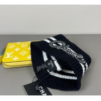 Luxury Discount Chanel Knit Headband CH0911039 Black 2025