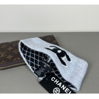 Free Shipping Discount Chanel Knit Headband CH0911043 Grey 2025