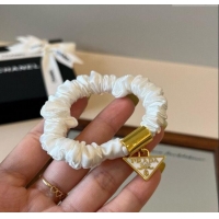 Fashion Discount Prada Logo Tag Hair Clip 0916 White 2025