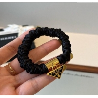 New Release Creation Prada Logo Tag Hair Clip 0916 Black 2025