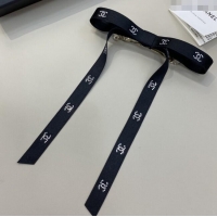 Buy Fashionable Chanel Bow Hair Clip CH103129 Black 2025