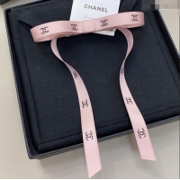 Cheapest Design Chanel Bow Hair Clip CH103130 Pink 2025