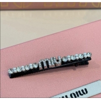 Traditional Discount Miu Miu Strass Hair Clip MM111202 2025