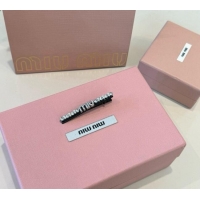 Traditional Discount Miu Miu Strass Hair Clip MM111202 2025